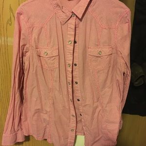 Pink button down